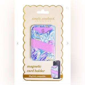 Simply Southern Magnetic Card Holder. Watercolor. MagSafe Compatible. NEW!